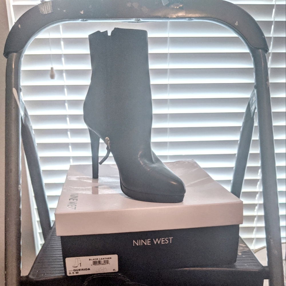Black Nine West Booties